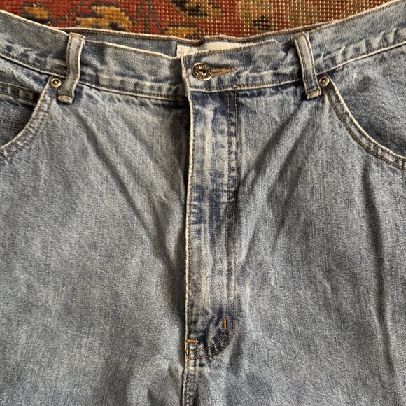 LA Blues Barrel Leg Carpenter Cotton Jeans - Picture 4 of 6